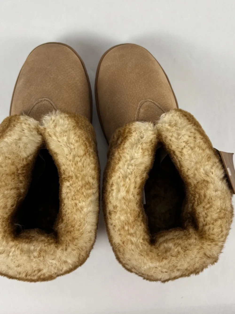 LAMO, bootie slippers, in chestnut, Men's Size 7